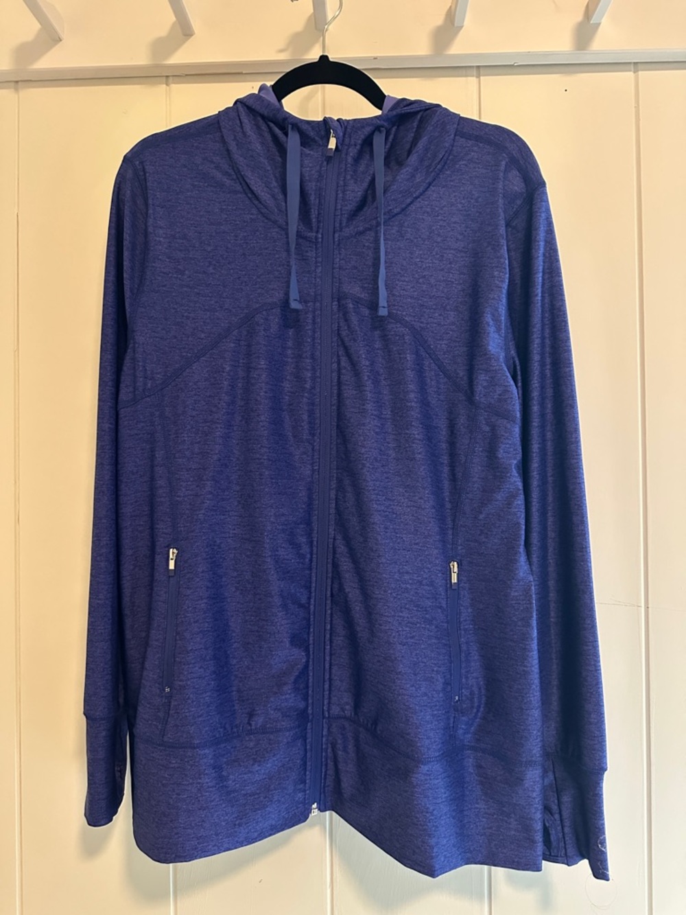 GapBody Heathered Royal Blue Zip-Up Hoodie XL